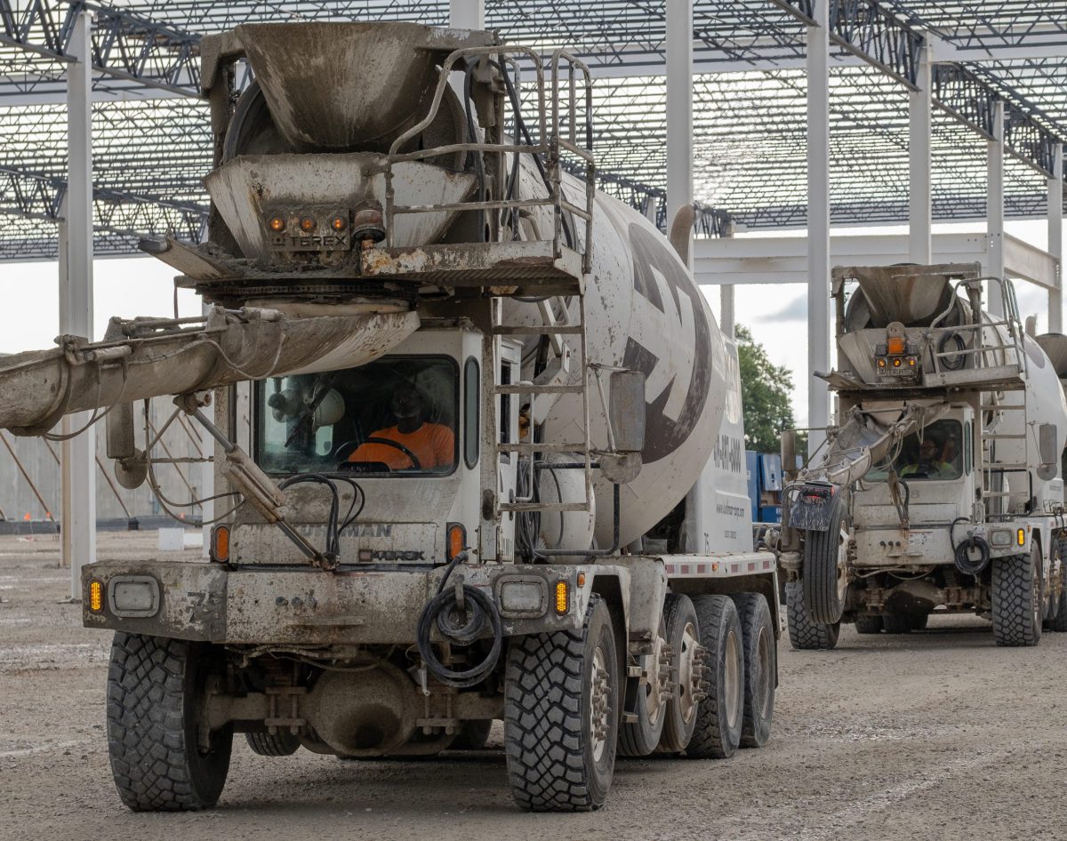 Kuhlman Trucks at a Job Site