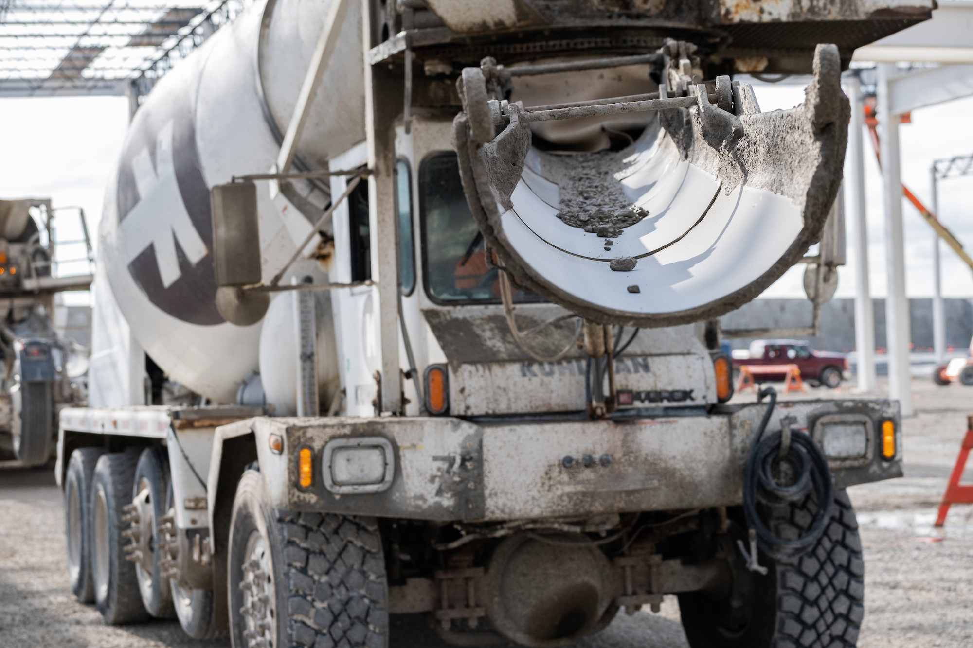 Kuhlman Trucks at Job Site