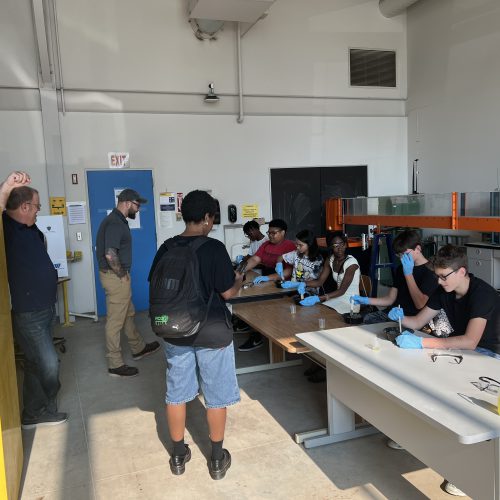 Students from the University of Toledo College of Engineering’s Excel program visited The Gerken Companies