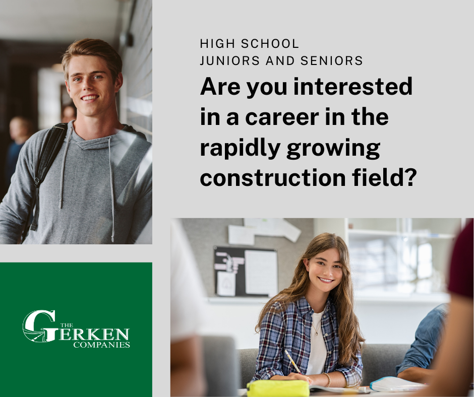 High Schoolers, are you interested in a career in construction?