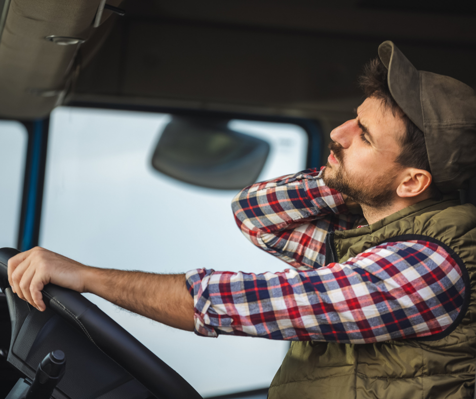Stressed long-haul driver