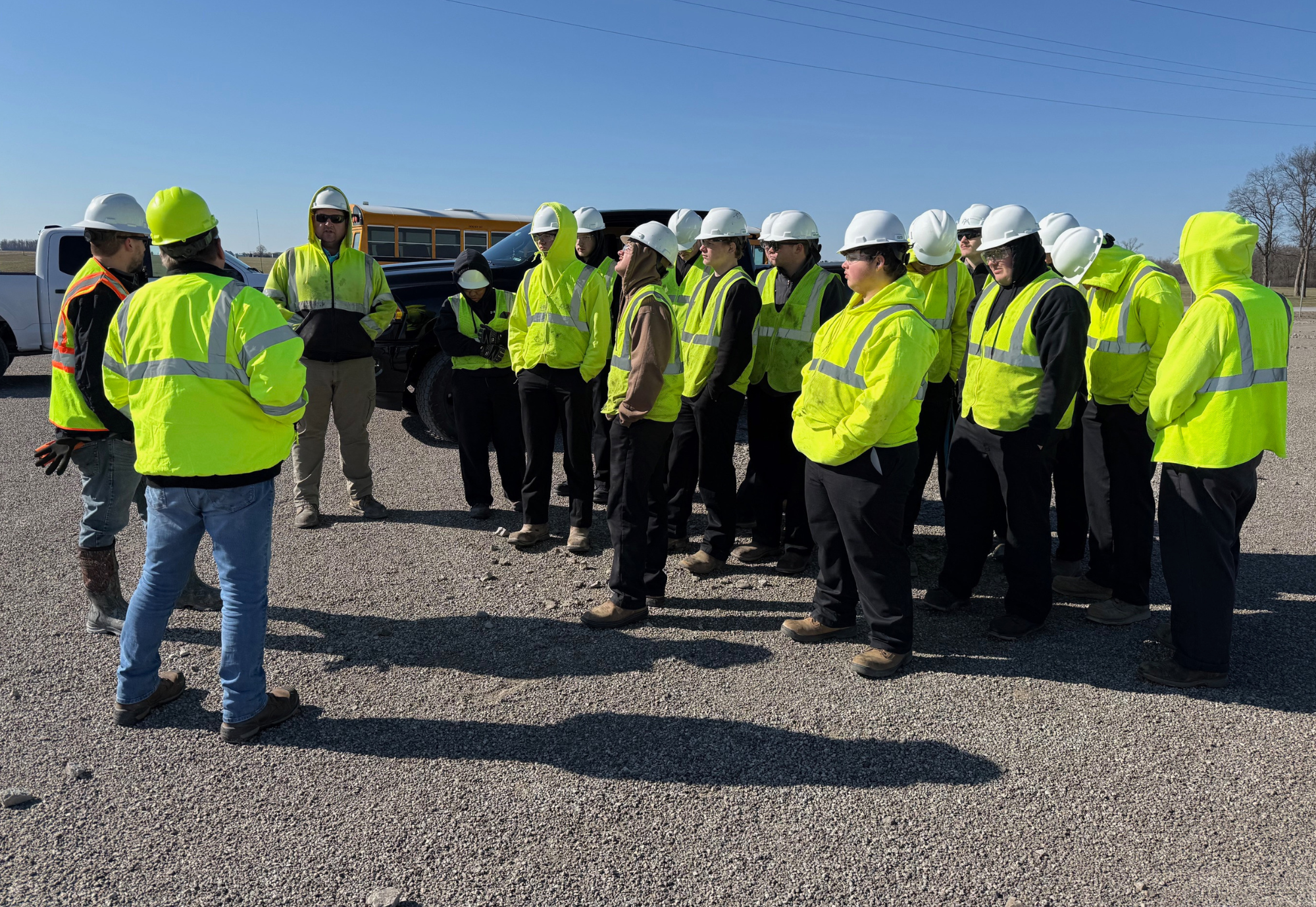 Vantage Career Center Students at The Custer Stone Co